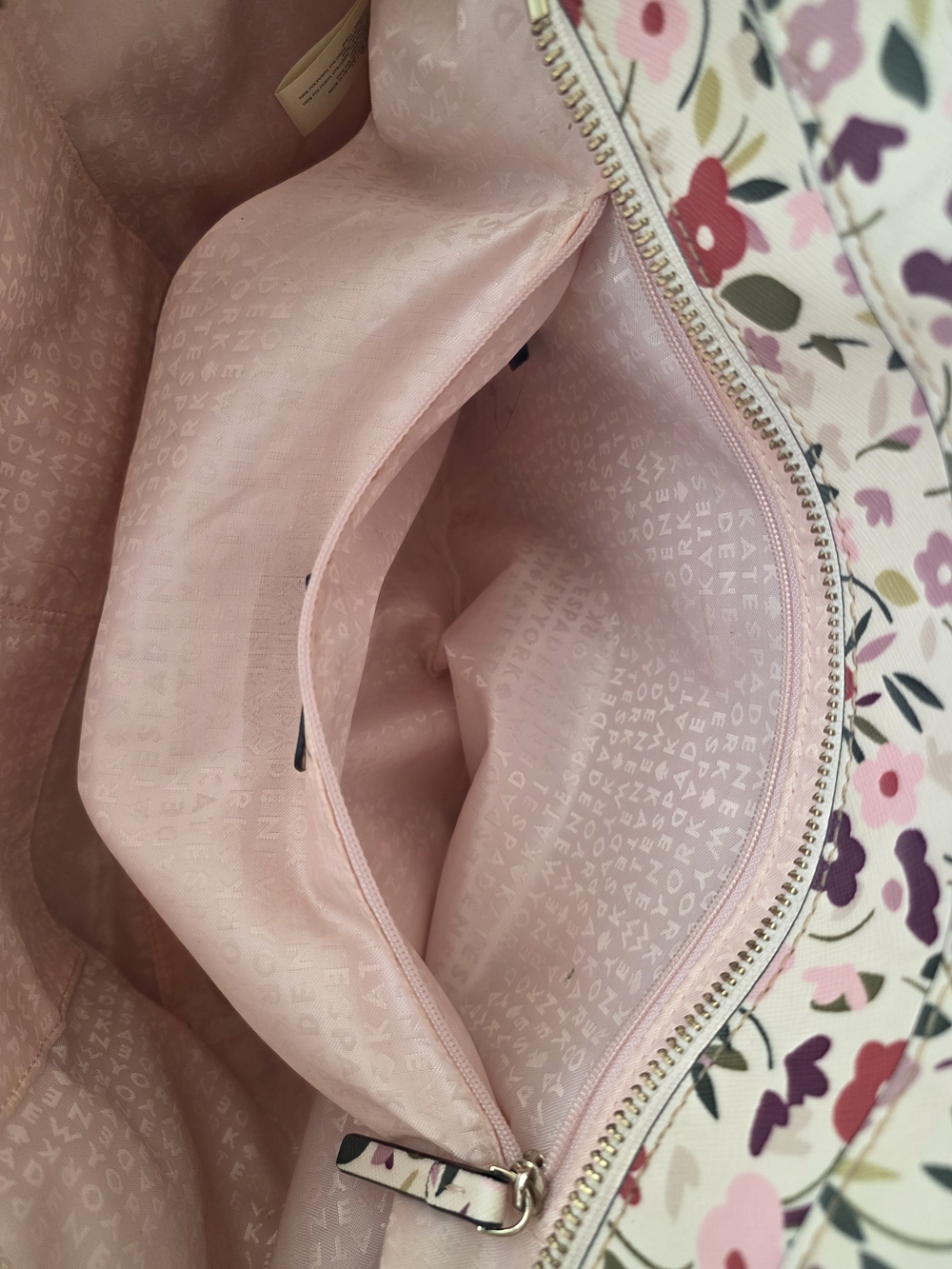 Kate Spade Laurel Way Boho Floral Dally Tote + Wallet - Picture 11 of 14